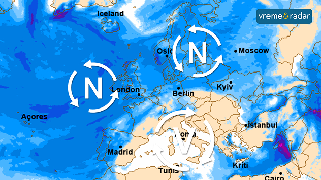 Anticiklon donosi suvo vreme