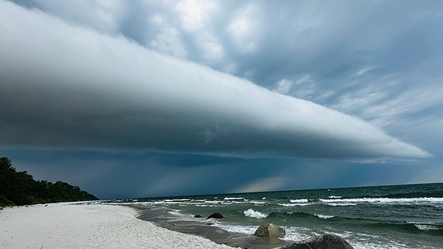 Wolkenrolle über Rügen