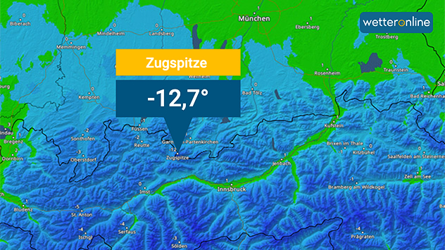 TemperaturRadar Zugspitze