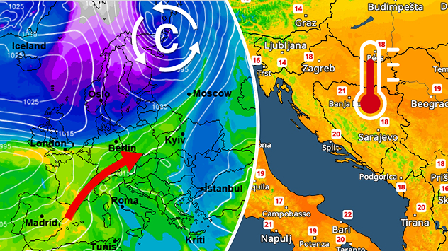 Južina, magla odlazi. Bliži se promjena