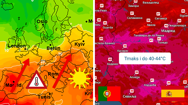 Toplotni talas u južnoj Evropi