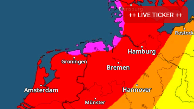 Sturmtief WENCKE Live Ticker