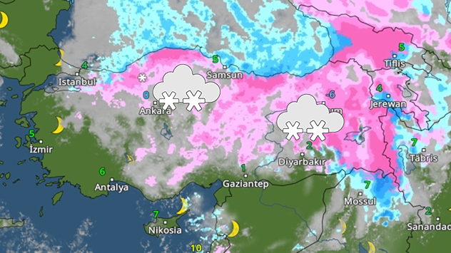 Snežne padavine u Turskoj