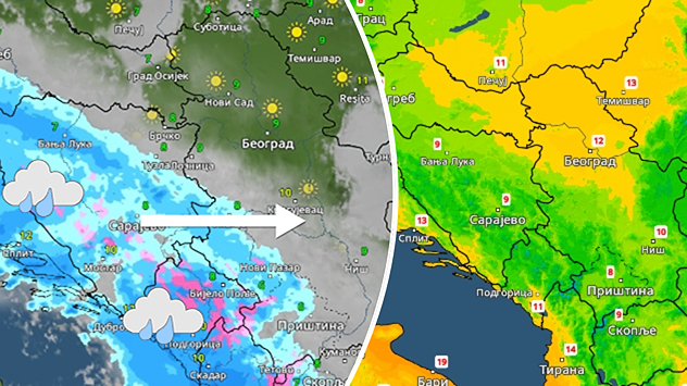 Promenljivo uz blage temperature