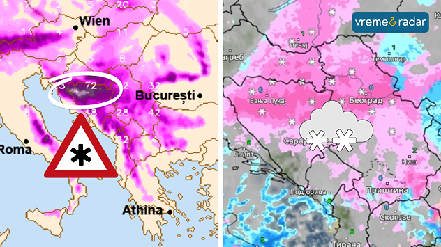 Obilnije snežne padavine