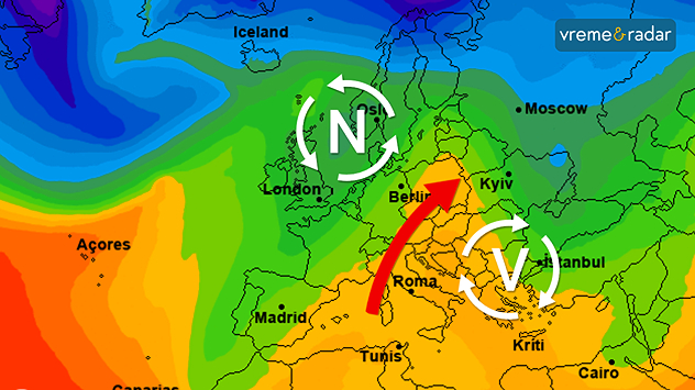 Priliv toplog vazduha
