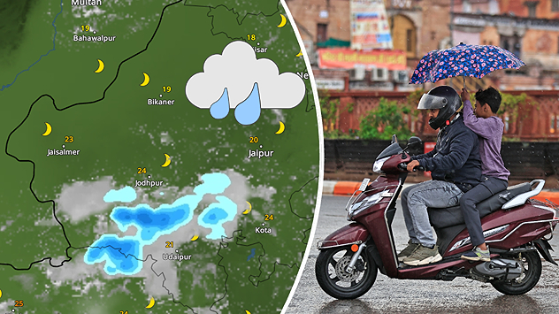 Rajasthan saw a surplus in rain in March