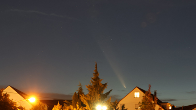 © Thomas Blättner Während die Landesmitte unter dichten Wolken lag, hatten Sternfreunde im Südwesten ebenfalls Glück: Auch dort klarte der Himmel auf.