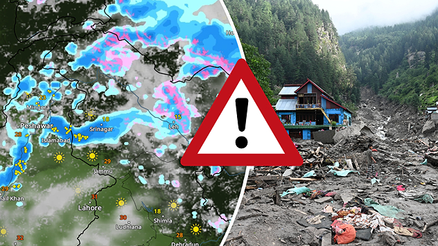 Landslides in Jammu Kashmir due to relentless rainfall
