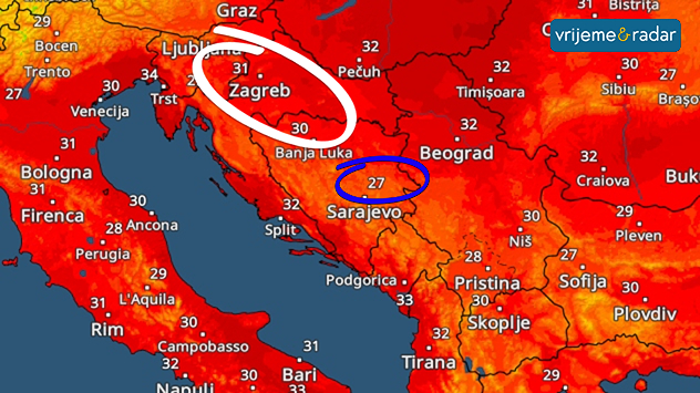 Što je topli, a što vrući dan?