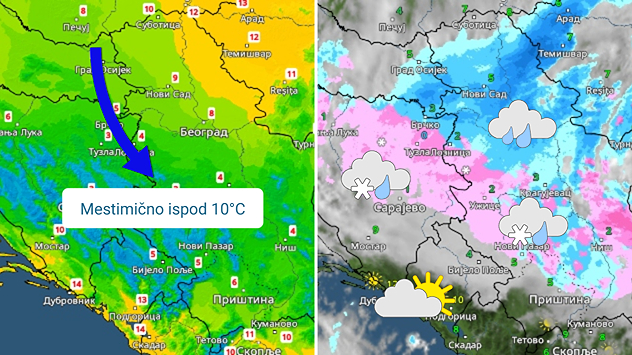 Hladno sa padavinama