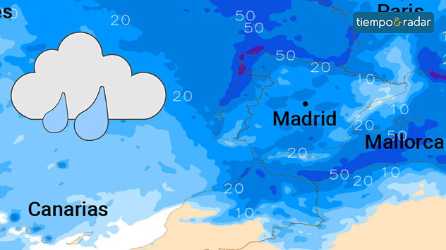 El continuo paso de frentes dejará lluvia en prácticamente todo el país. 
