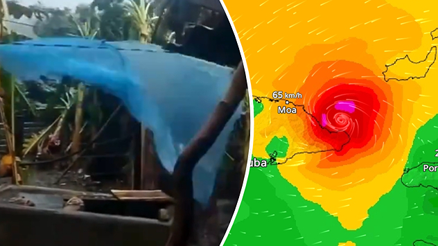 La actual tormenta tropical Oscar golpeó por sorpresa el este de Cuba el domingo, ya que no había forma de avisar previamente a la población.