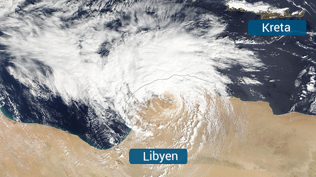 Satellitenbild der NASA