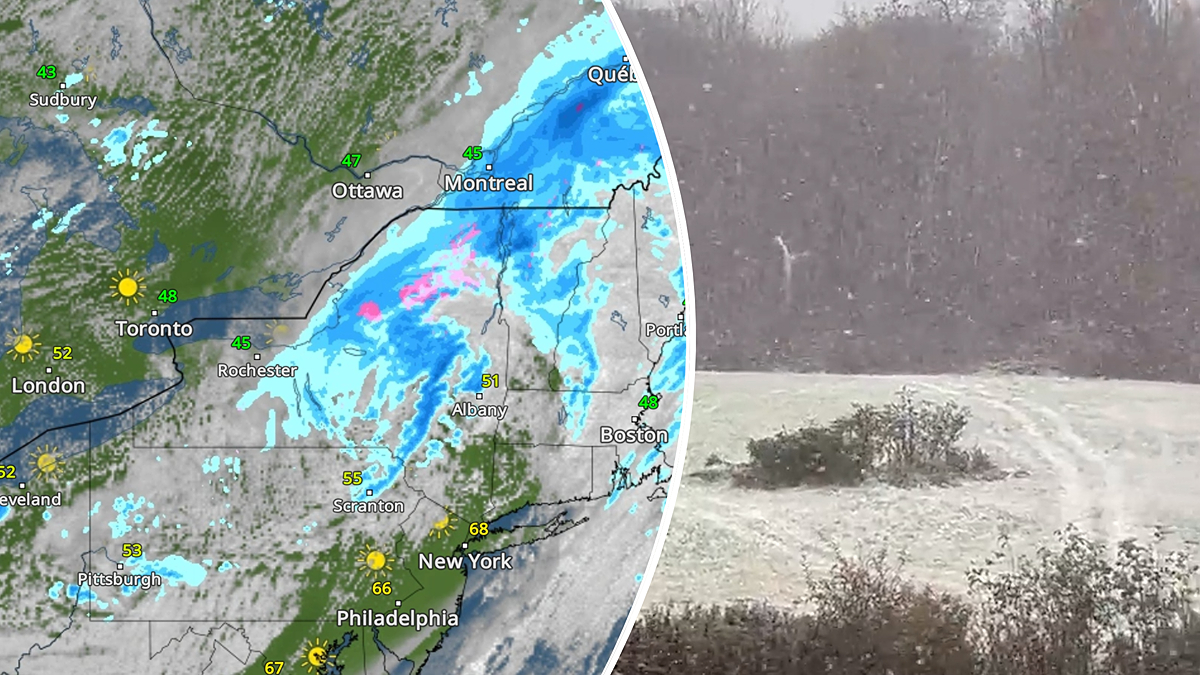 Average first snowfalls - Early season snow showers in NY – Weather News
