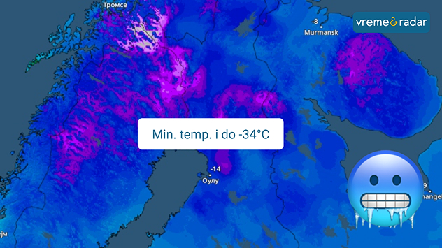 Jak mraz u Skandinaviji