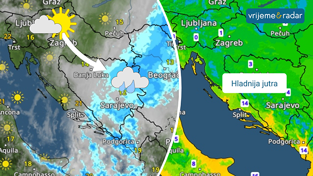 Razvedravanje, pa stabilnije i hladnije?