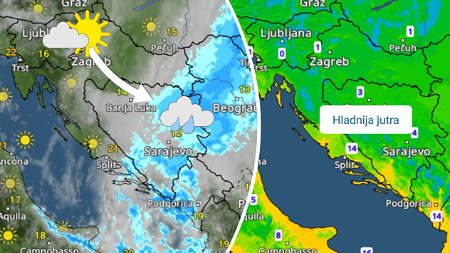 Razvedravanje, pa stabilnije i hladnije?