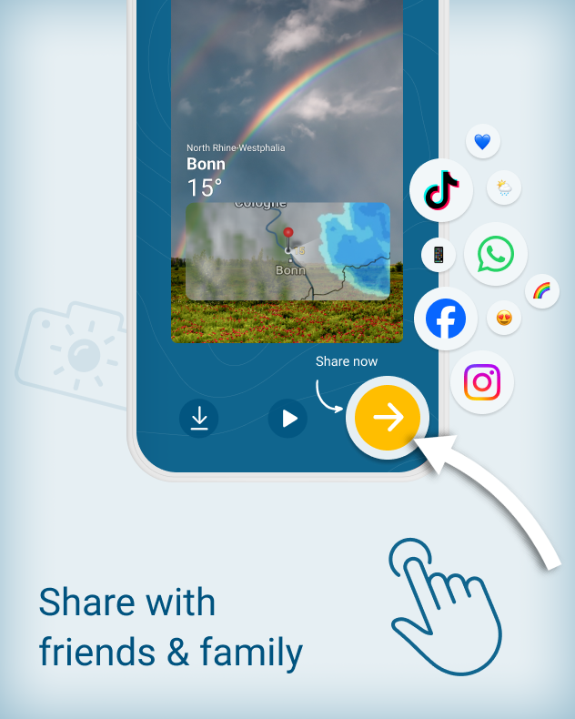 Share your video with family &amp; friends.