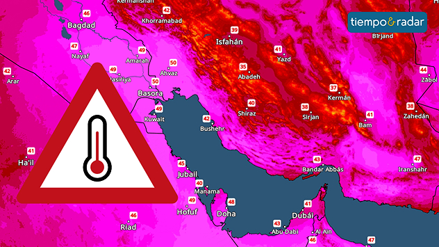 Una ola de calor está azotando el Oriente Medio, desde hace varios días. 