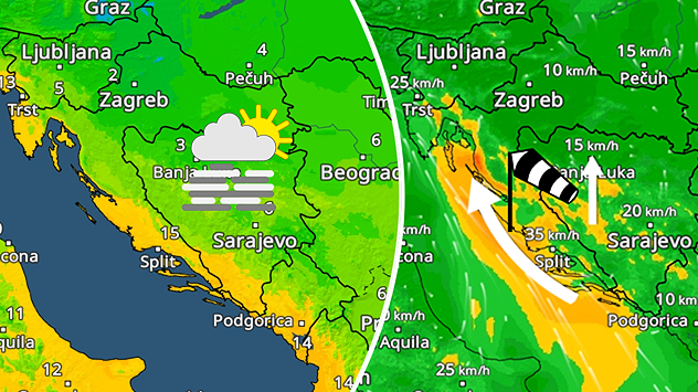 Stižu oblaci u do sada sunčanim mjestima