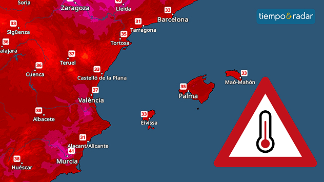 Las temperaturas serán excepcionalmente altas en el Mediterráneo. 