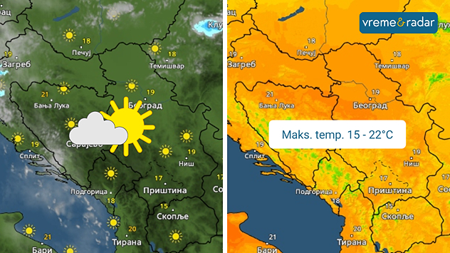 Sunčano i toplo za vikend