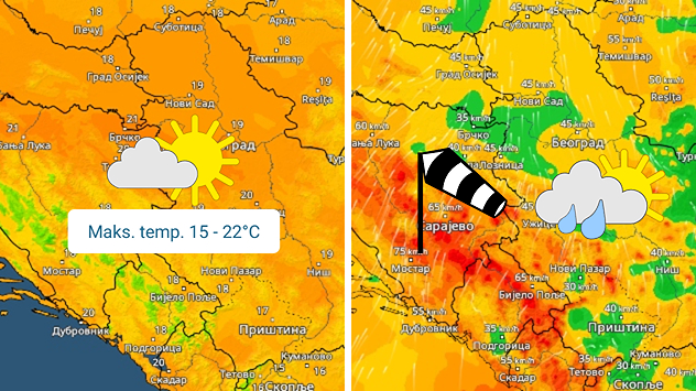 Toplo i suvo, pa promena vremena