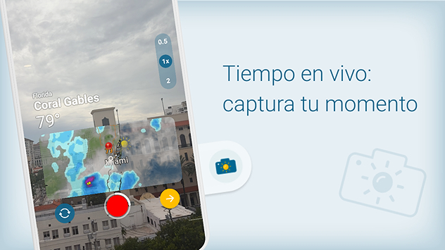 Tiempo en vivo: captura tu momento