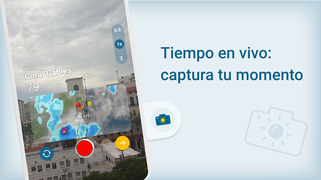Tiempo en vivo: captura tu momento descubre la app