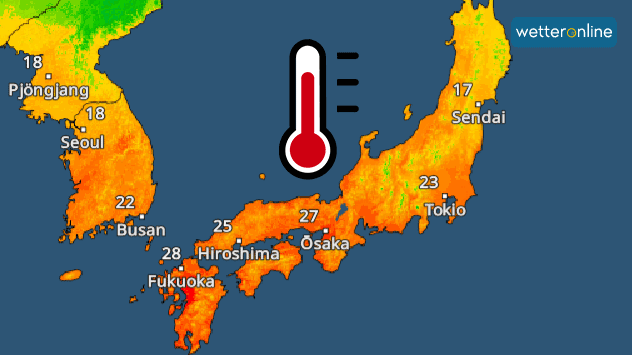 Sommer im Herbst: Hitzewelle in Japan