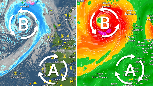 En el norte de Europa se avecinan las primeras tormentas otoñales, mientras que en el sur el verano vuelve a dar un repunte con temperaturas superiores a los 35 grados.