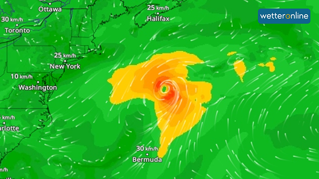 WindRadar Tropensturm DEXTER