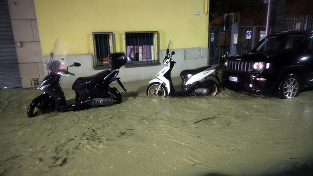 Überschwemmungen in Bologna