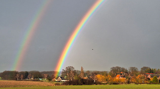 © Silke König Kurz nach Monatsmitte herrscht in vielen Landesteilen Aprilwetter vom Feinsten.
