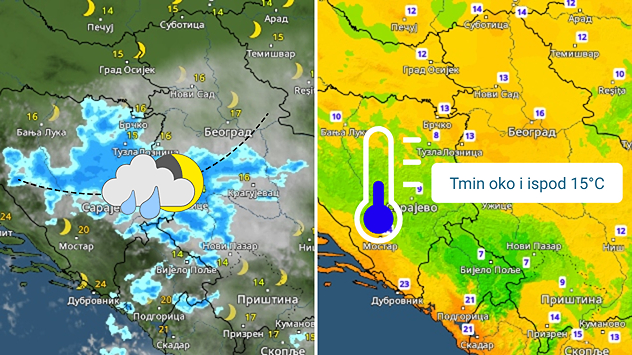 Sveža jutra, prolazna kiša