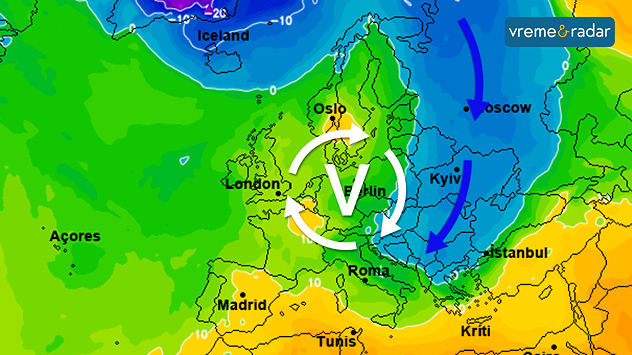 Priliv hladnog vazduha