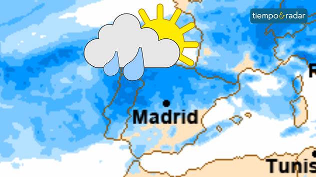 Tras un fin de semana inestable, nuevamente con tormentas y aguaceros, la borrasca pierde fuerza con el paso de los días. 