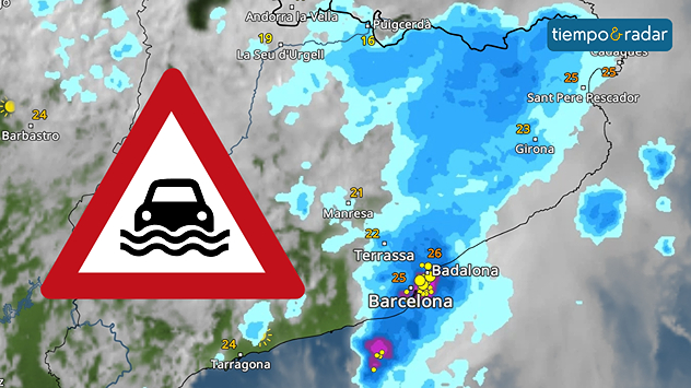 Las tormentas están siendo las protagonistas este martes en el noreste peninsular. El mapa de alertas se mantiene activo con tormentas en Cataluña y precipitaciones abundantes en el noroeste.
