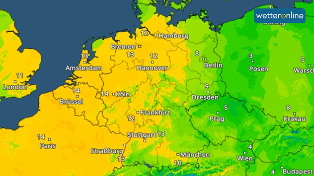 TemperaturRadar Sonntag