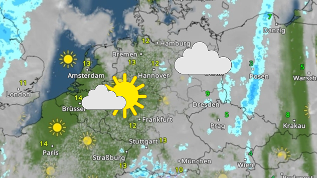WetterRadar Sonntag