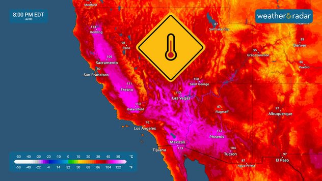 extreme west temp