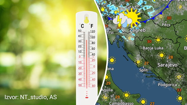 Vruće do srijede, pa suho osvježenje?