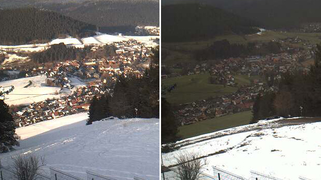 Tauwetter in Baiersbronn