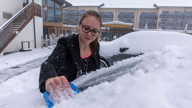 Wintereinbruch in den Alpen