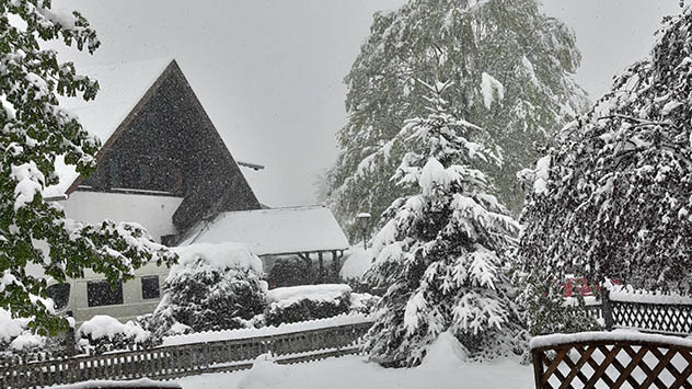 Wintereinbruch in den Alpen