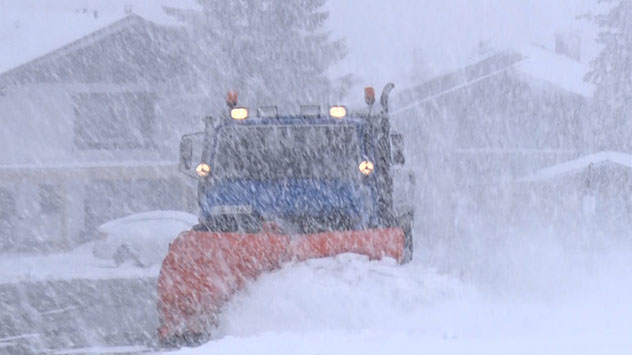 Wintereinbruch in den Alpen