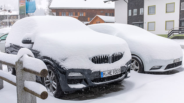 Wintereinbruch in den Alpen