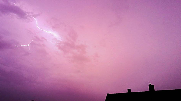 © Matthias Vollmer Wintergewitter in Werl