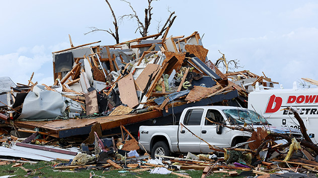 Tornadoschäden in Nebraska/USA
